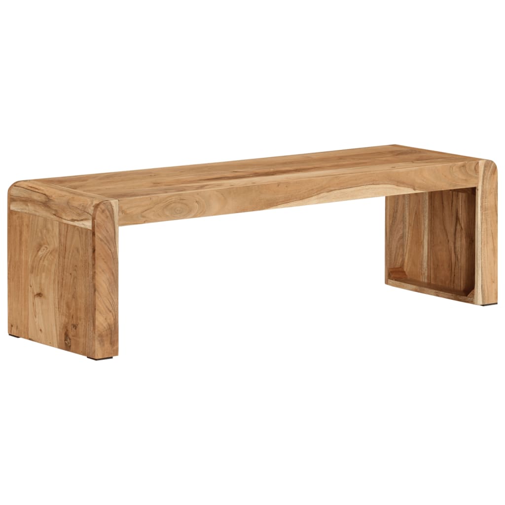 Tv Stand 110X33X33 Cm Solid Wood Acacia