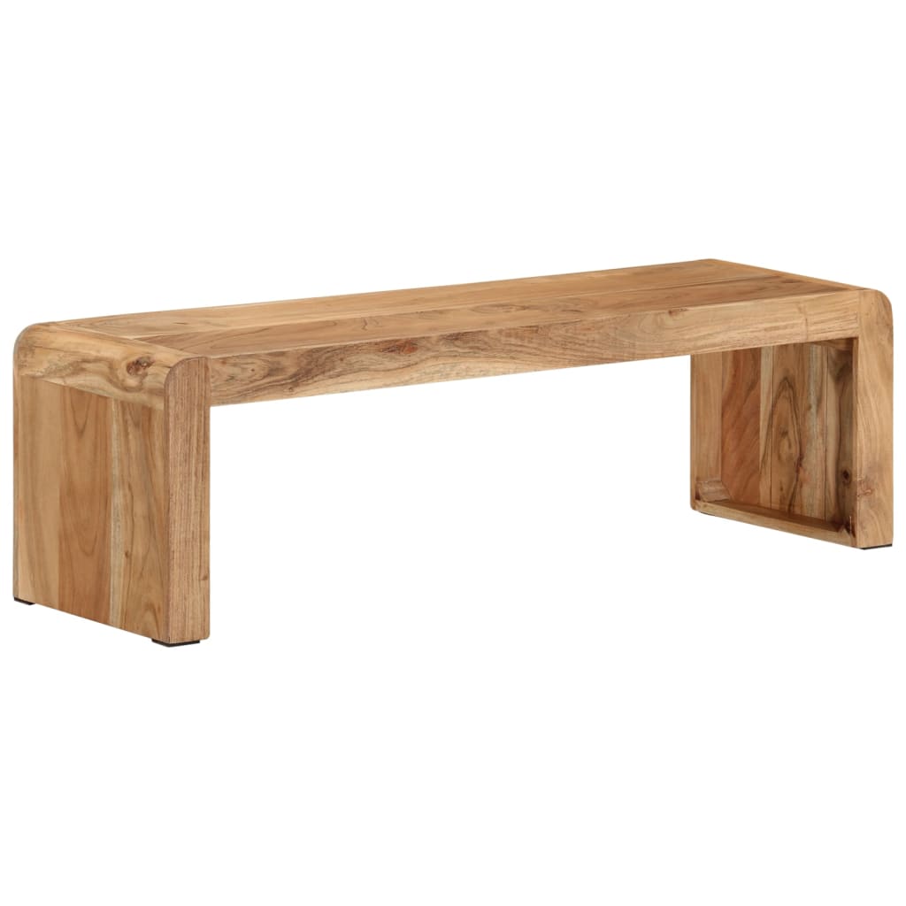 Tv Stand 110X33X33 Cm Solid Wood Acacia