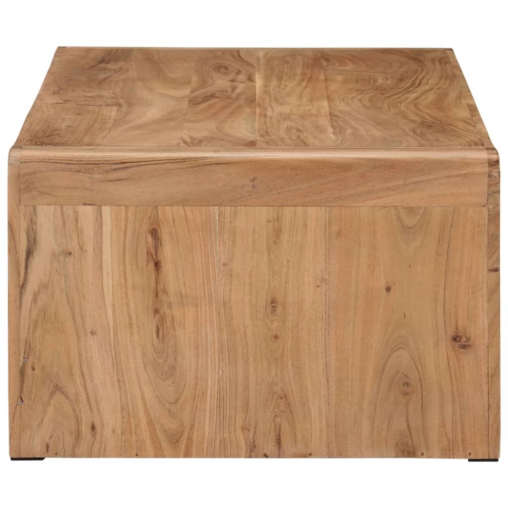 Coffee Table 110X55X35 Cm Solid Wood Acacia