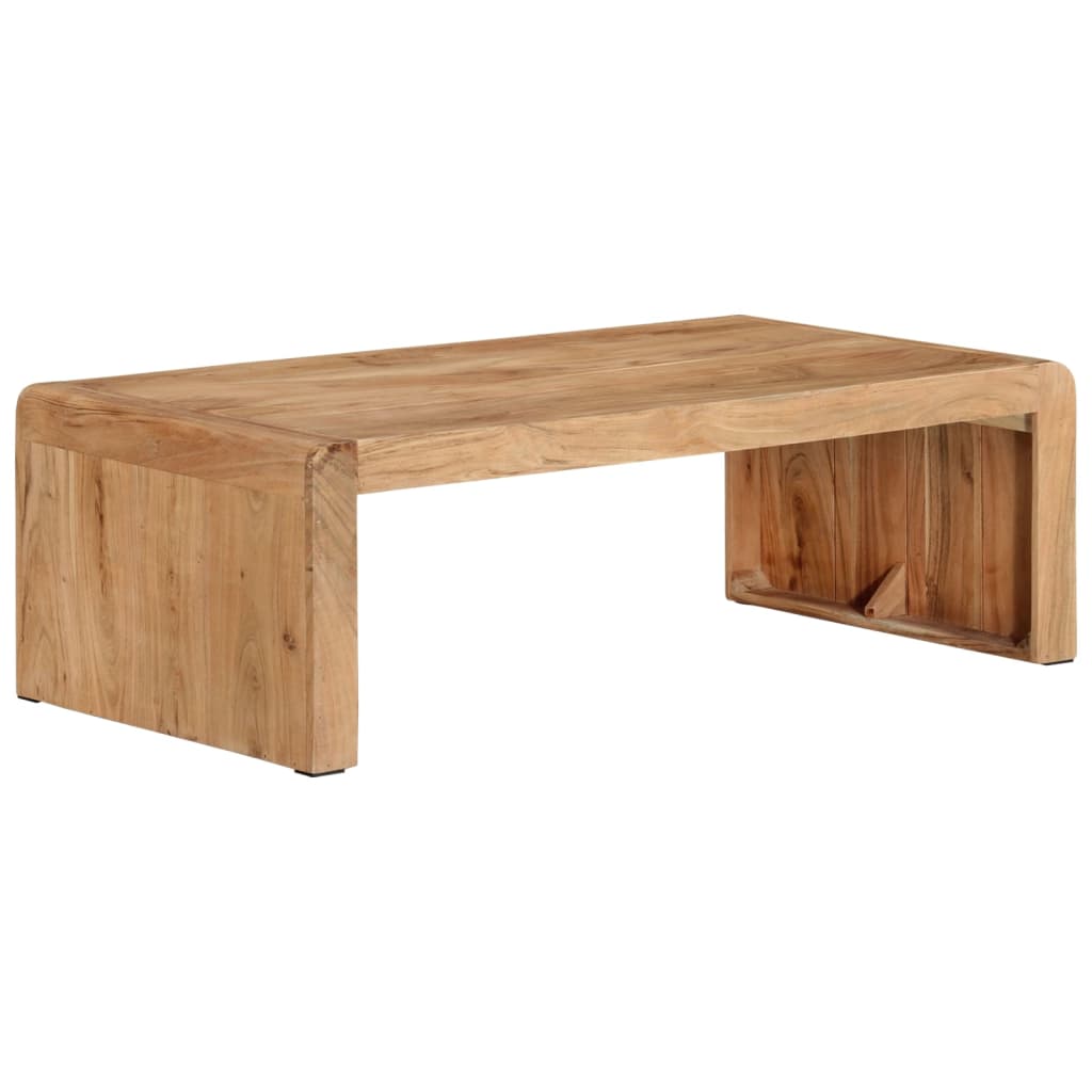 Coffee Table 110X55X35 Cm Solid Wood Acacia