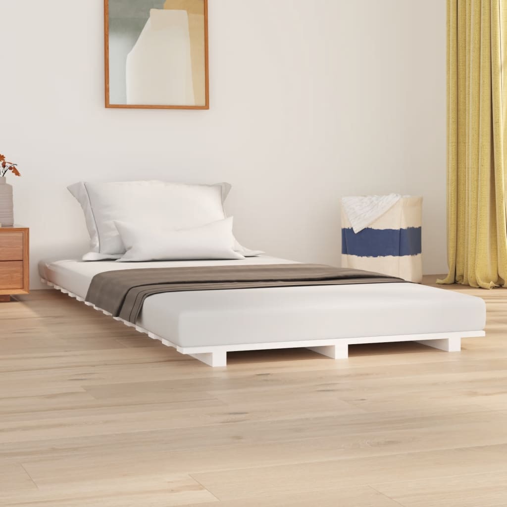 Bed Frame Without Mattress Small Double Solid Wood Pine