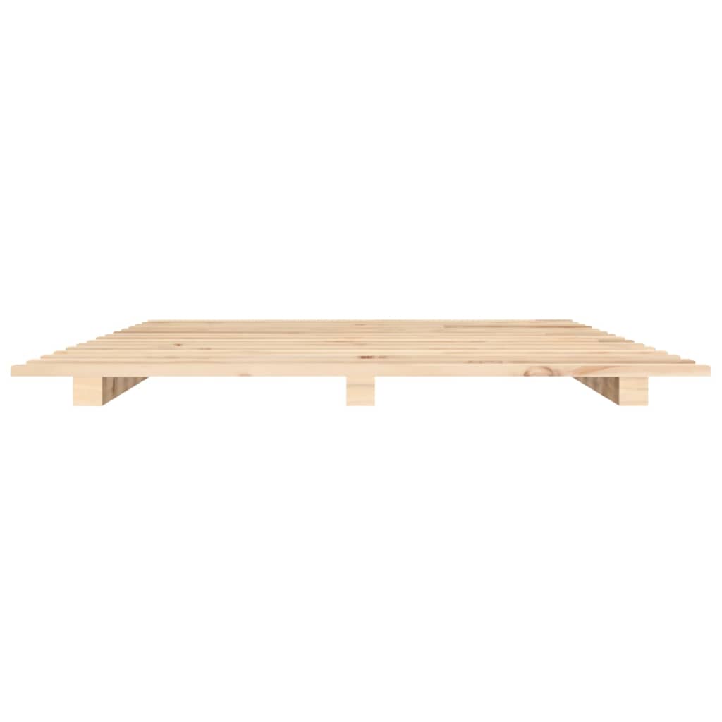 Bed Frame Without Mattress Small Double Solid Wood Pine