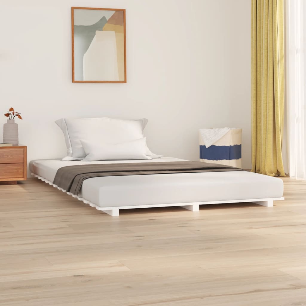 Bed Frame Without Mattress Small Double Solid Wood Pine