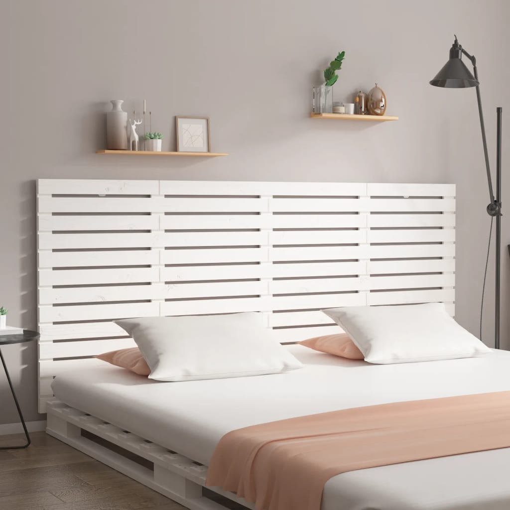Wall Headboard 96X3X63 Cm Solid Wood Pine
