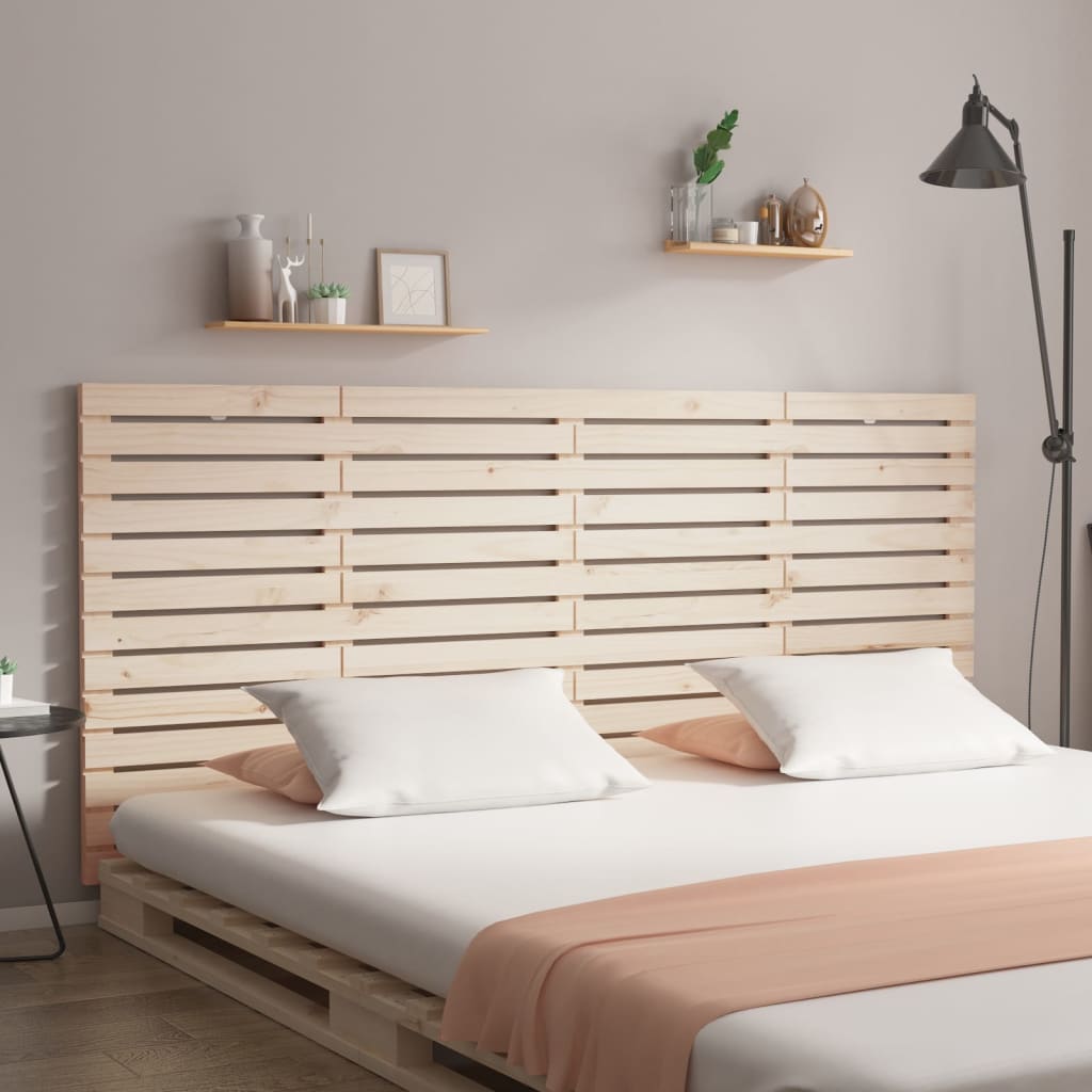Wall Headboard 96X3X63 Cm Solid Wood Pine