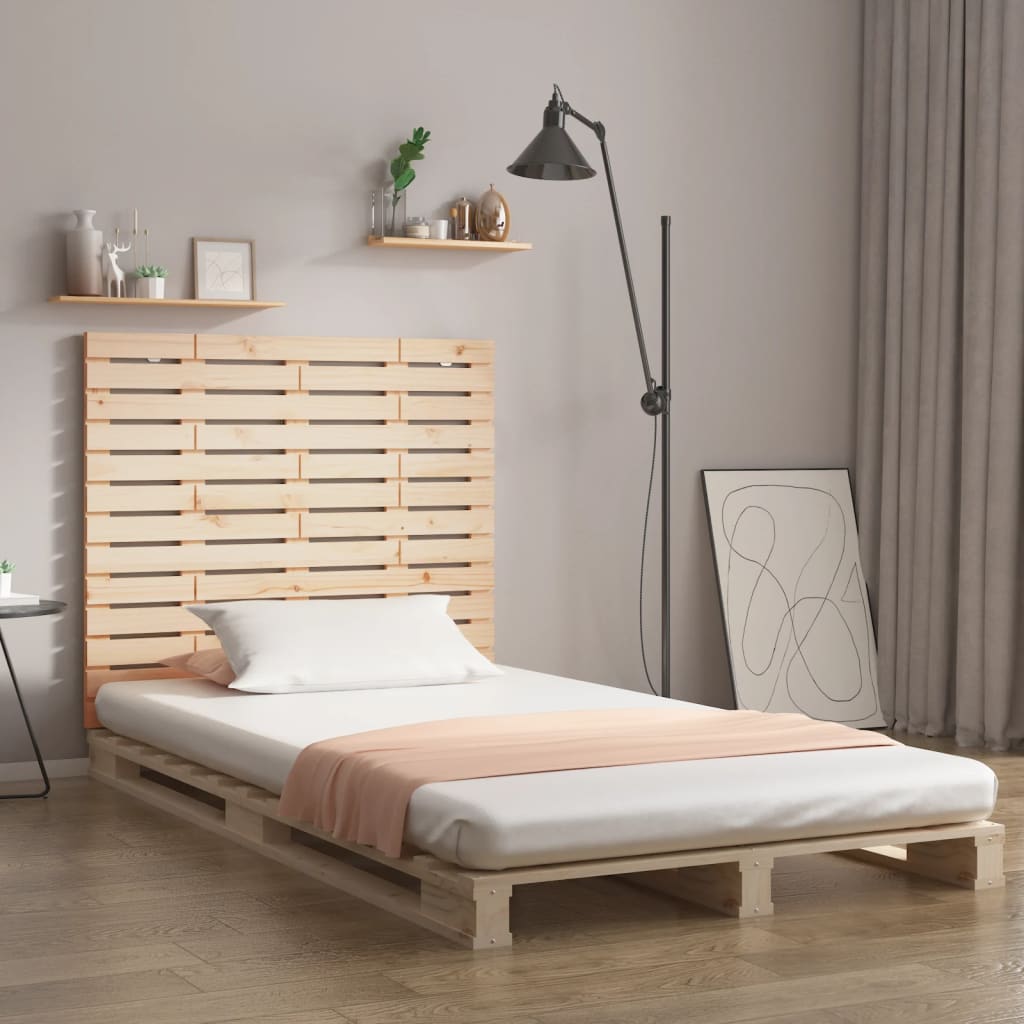 Wall Headboard 96X3X63 Cm Solid Wood Pine