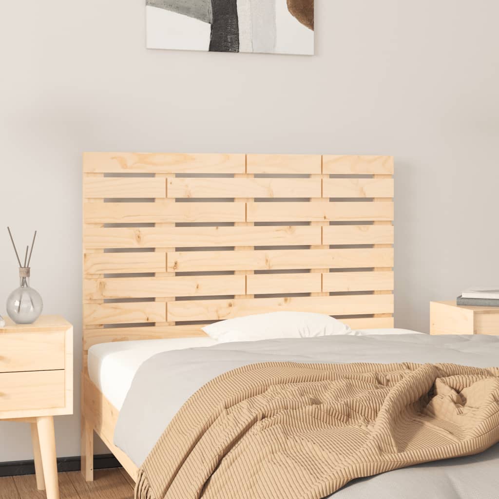 Wall Headboard 96X3X63 Cm Solid Wood Pine