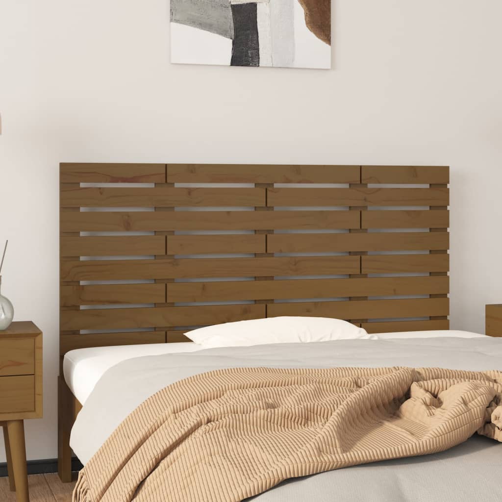 Wall Headboard 96X3X63 Cm Solid Wood Pine