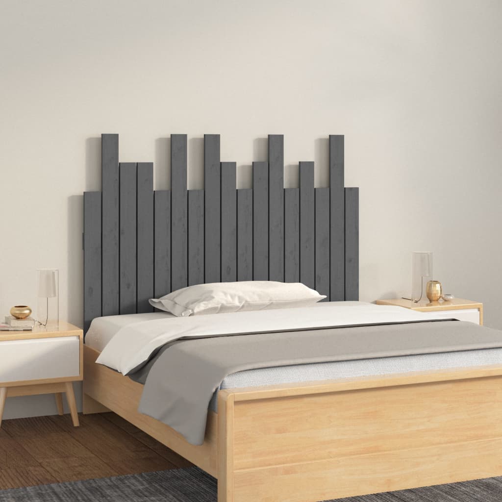 Wall Headboard 166X3X80 Cm Solid Wood Pine