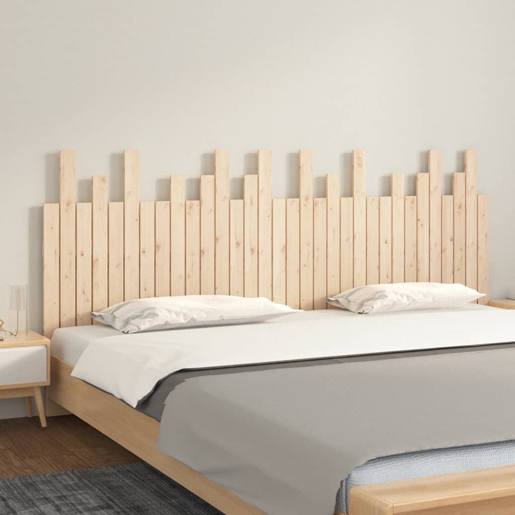 Wall Headboard 166X3X80 Cm Solid Wood Pine