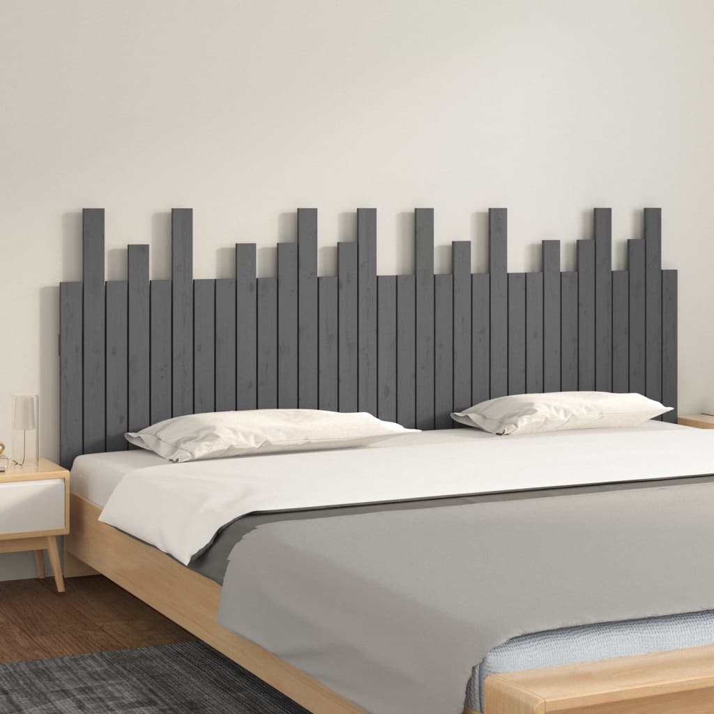 Wall Headboard 166X3X80 Cm Solid Wood Pine