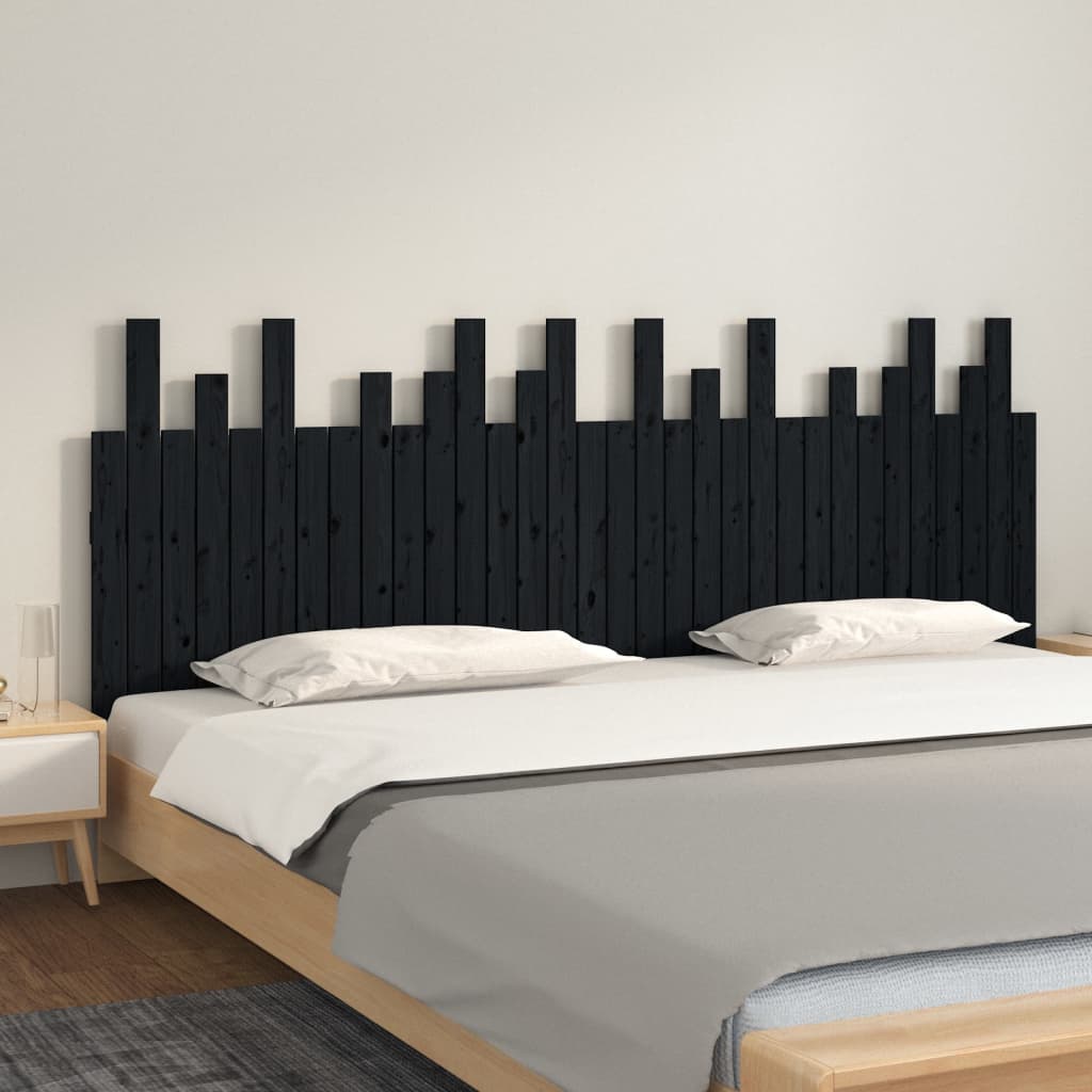 Wall Headboard 166X3X80 Cm Solid Wood Pine