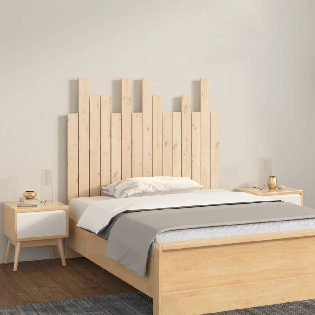 Wall Headboard 166X3X80 Cm Solid Wood Pine