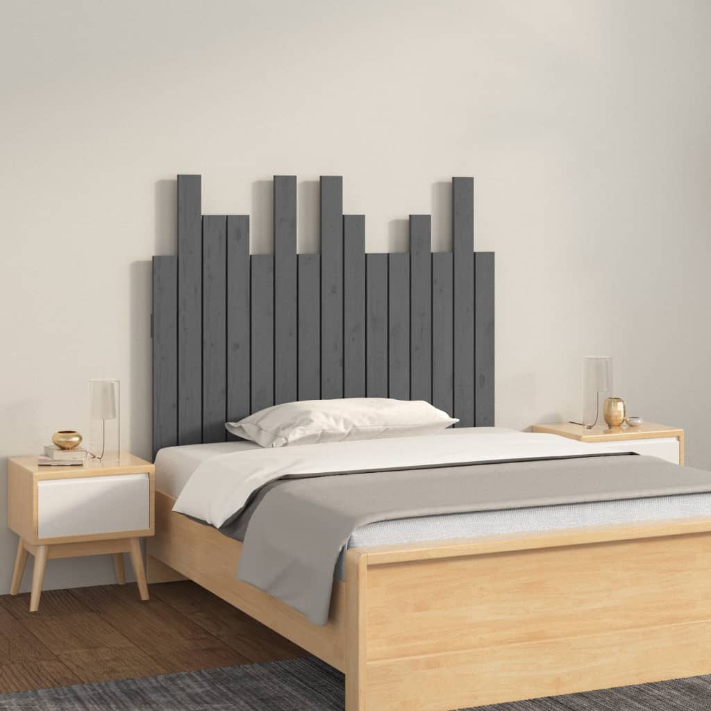 Wall Headboard 166X3X80 Cm Solid Wood Pine