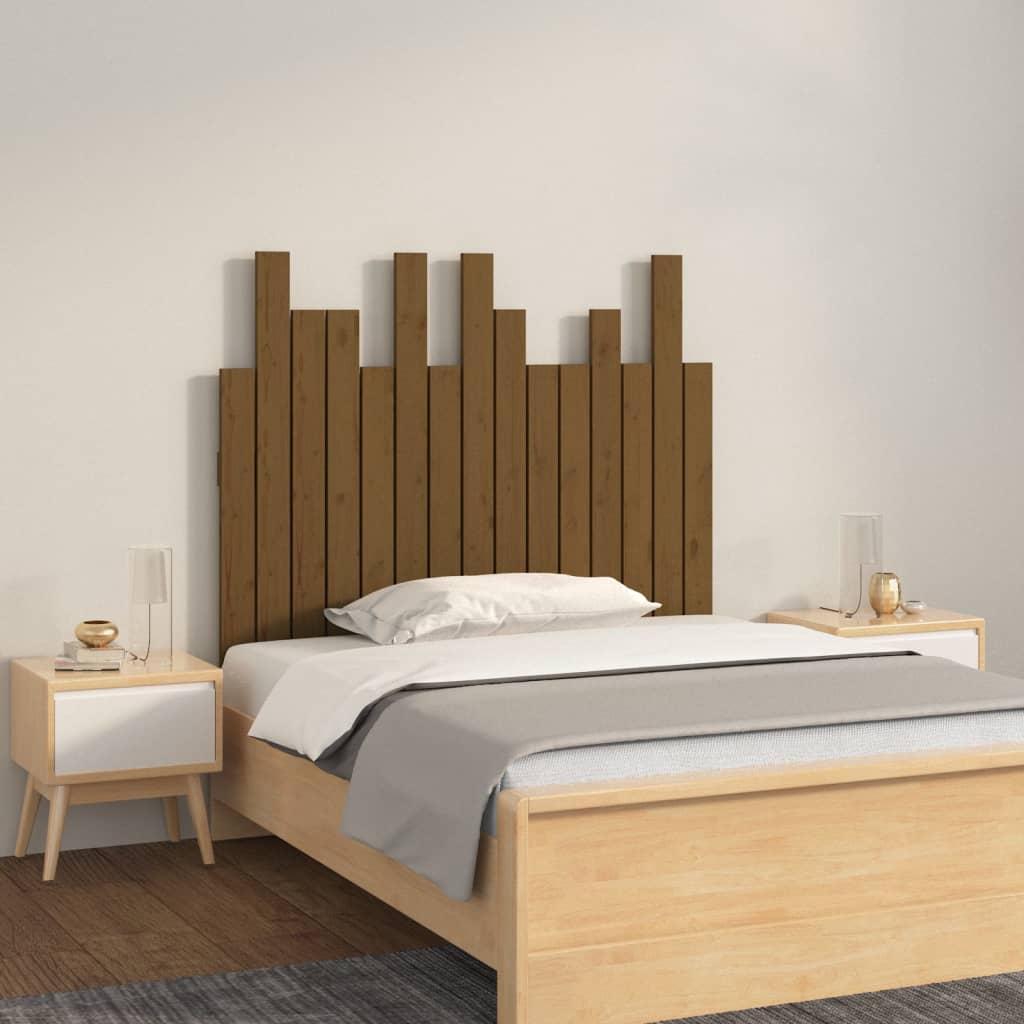 Wall Headboard 166X3X80 Cm Solid Wood Pine