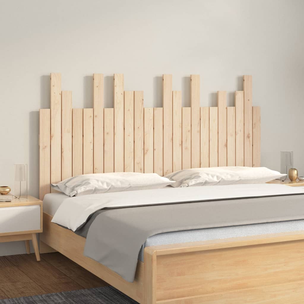 Wall Headboard 166X3X80 Cm Solid Wood Pine