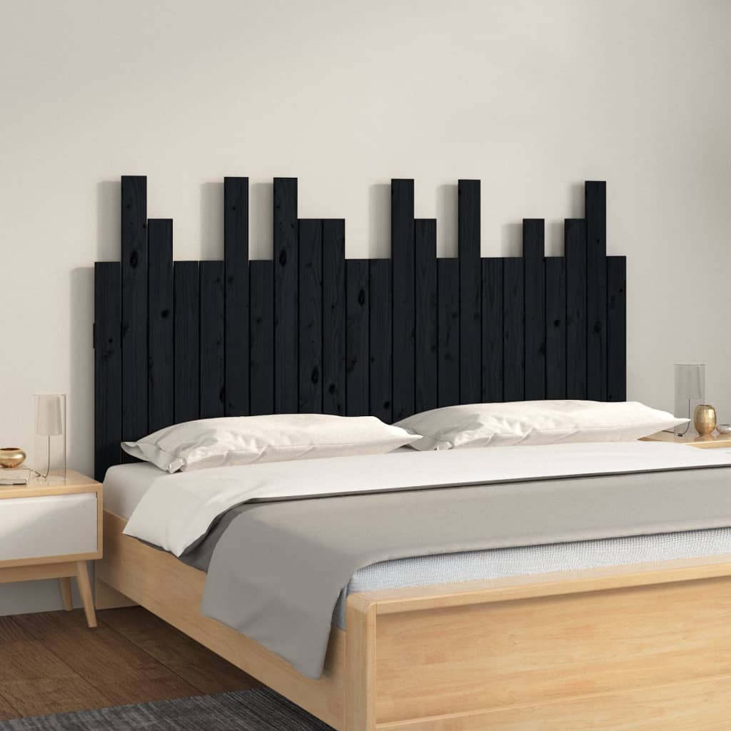Wall Headboard 166X3X80 Cm Solid Wood Pine