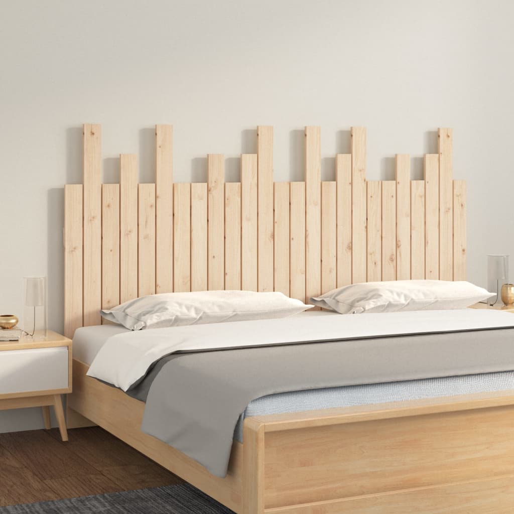 Wall Headboard 166X3X80 Cm Solid Wood Pine