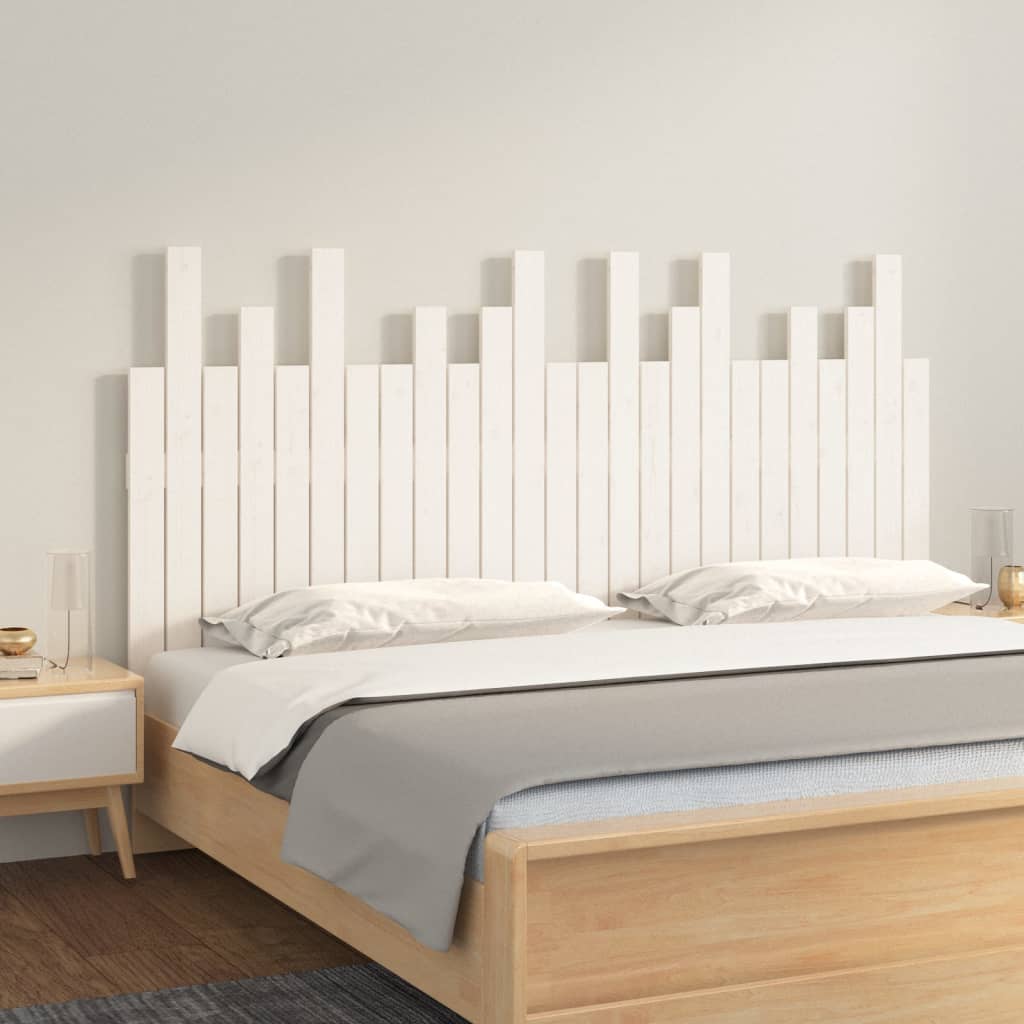 Wall Headboard 166X3X80 Cm Solid Wood Pine