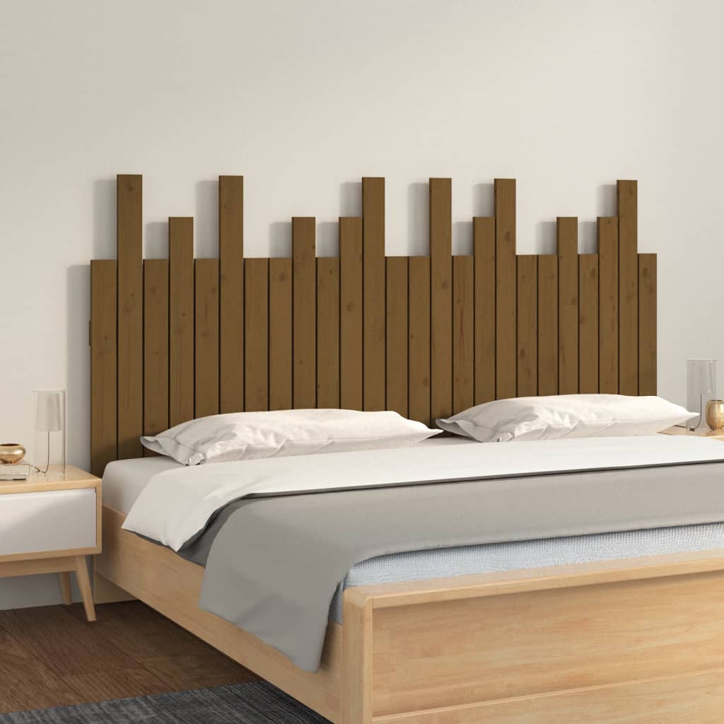 Wall Headboard 166X3X80 Cm Solid Wood Pine