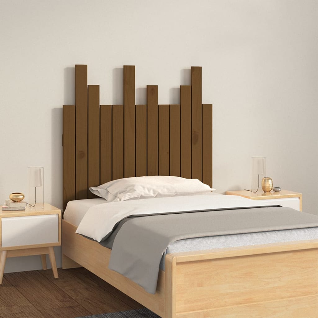 Wall Headboard 166X3X80 Cm Solid Wood Pine