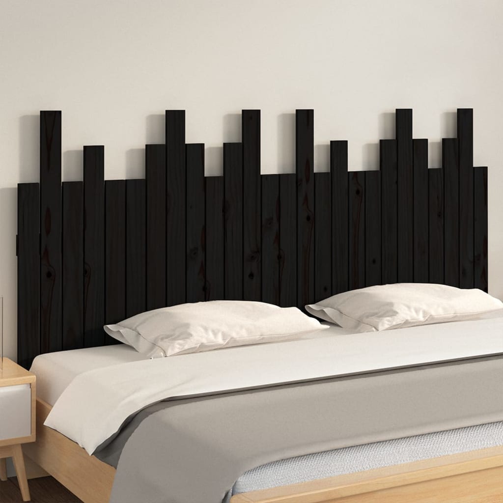 Wall Headboard 166X3X80 Cm Solid Wood Pine