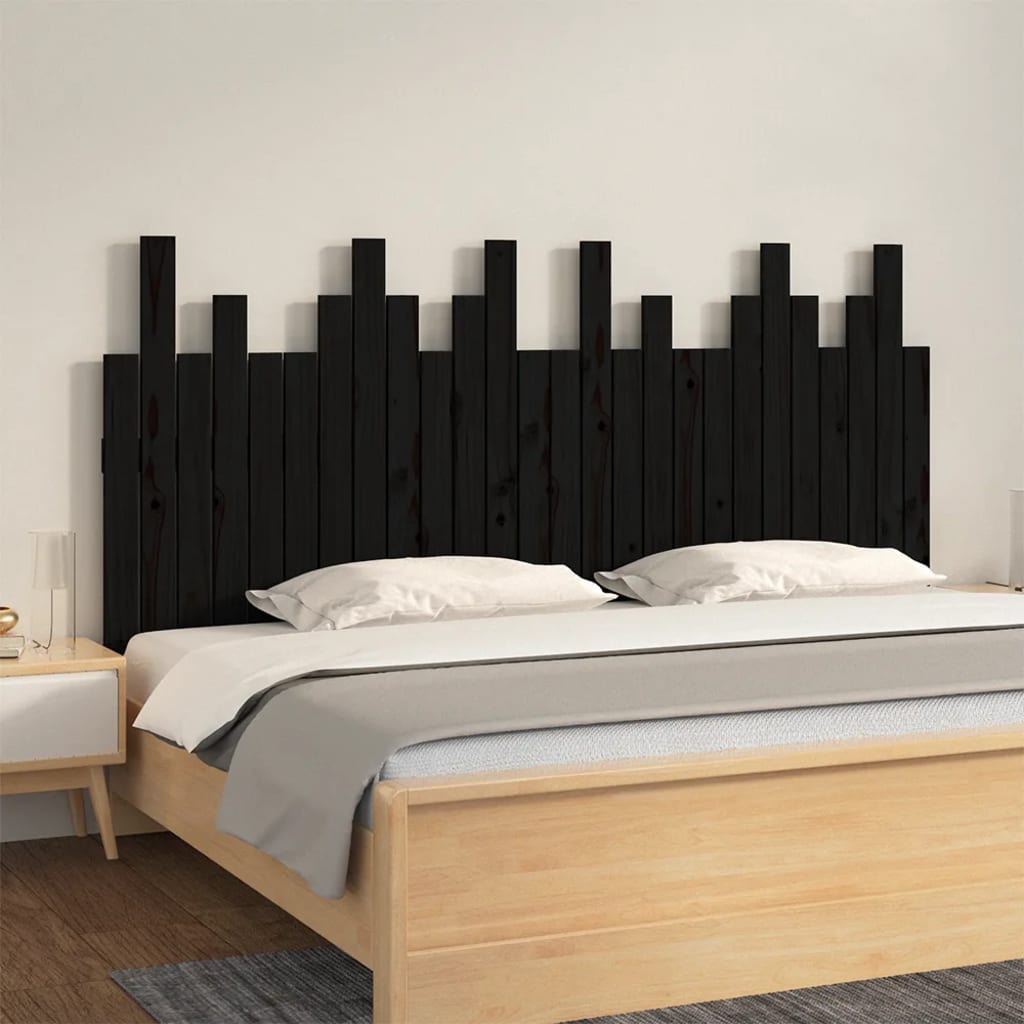 Wall Headboard 166X3X80 Cm Solid Wood Pine