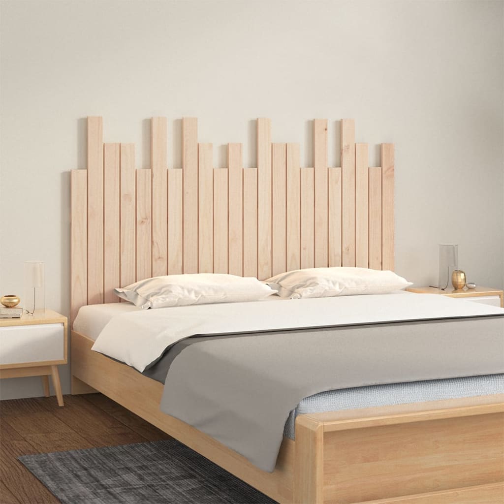 Wall Headboard 166X3X80 Cm Solid Wood Pine