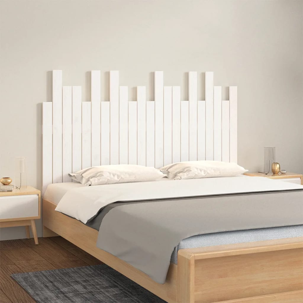 Wall Headboard 166X3X80 Cm Solid Wood Pine