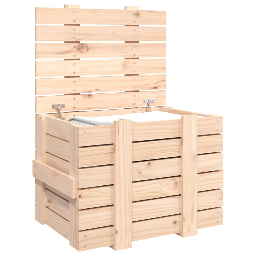 Storage Box Solid Wood Pine