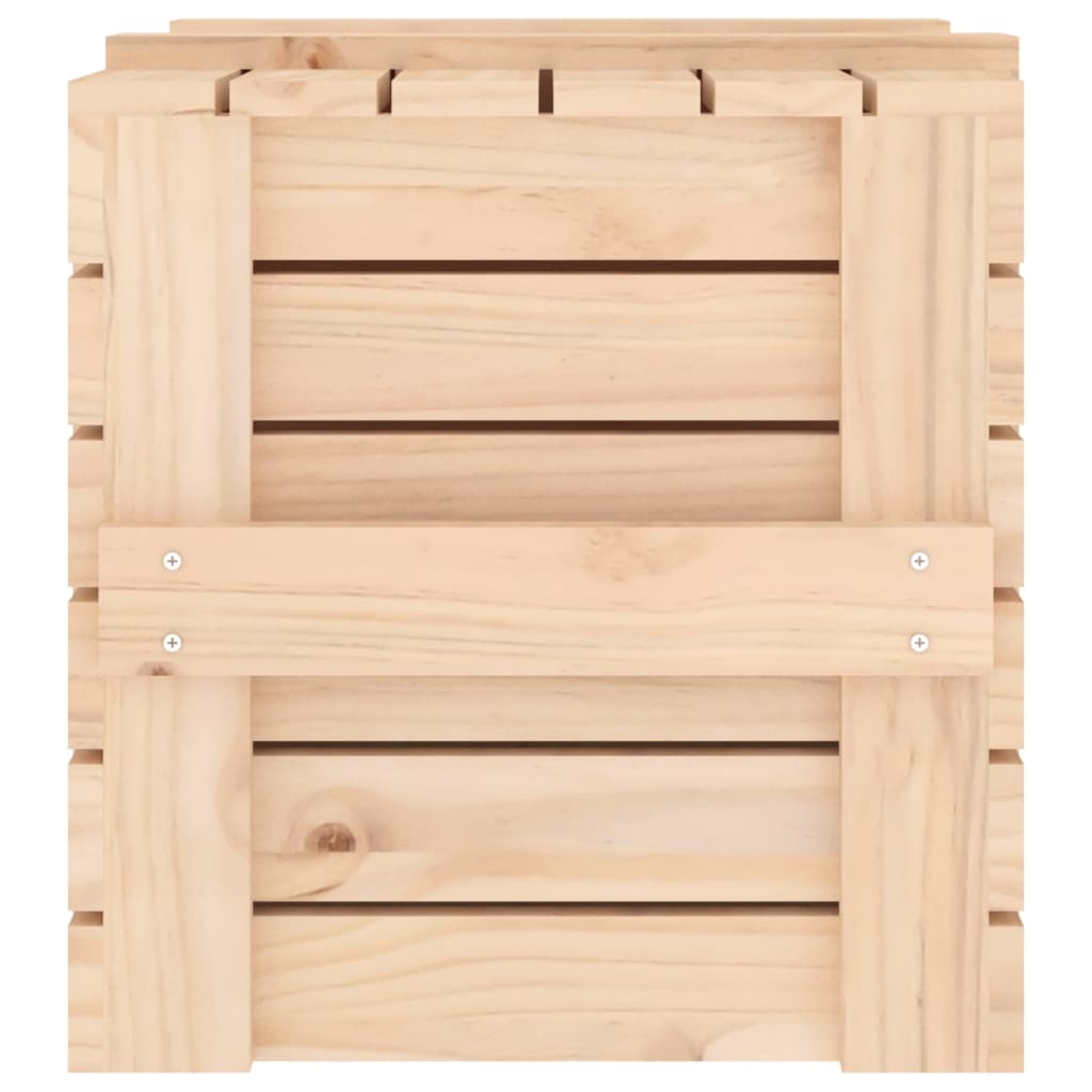 Storage Box Solid Wood Pine