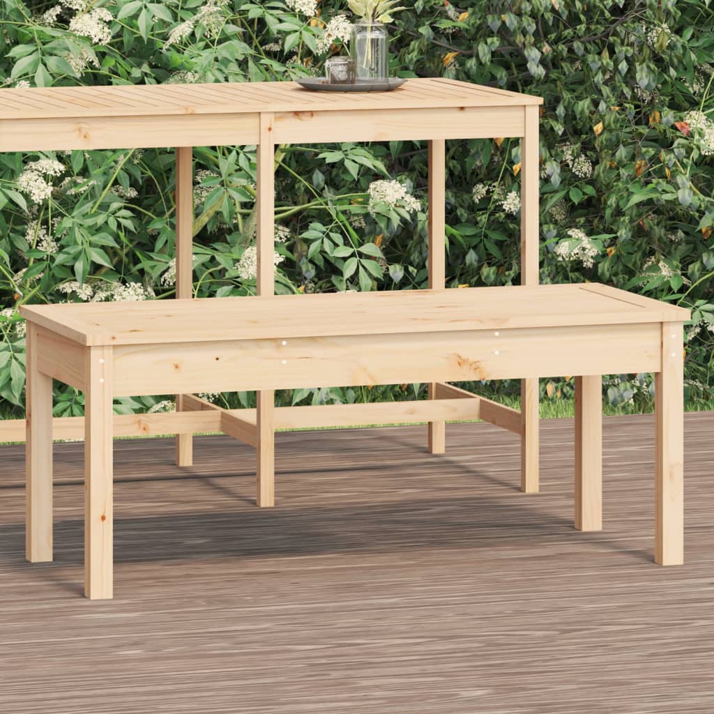 Garden Bench Solid Wood Douglas