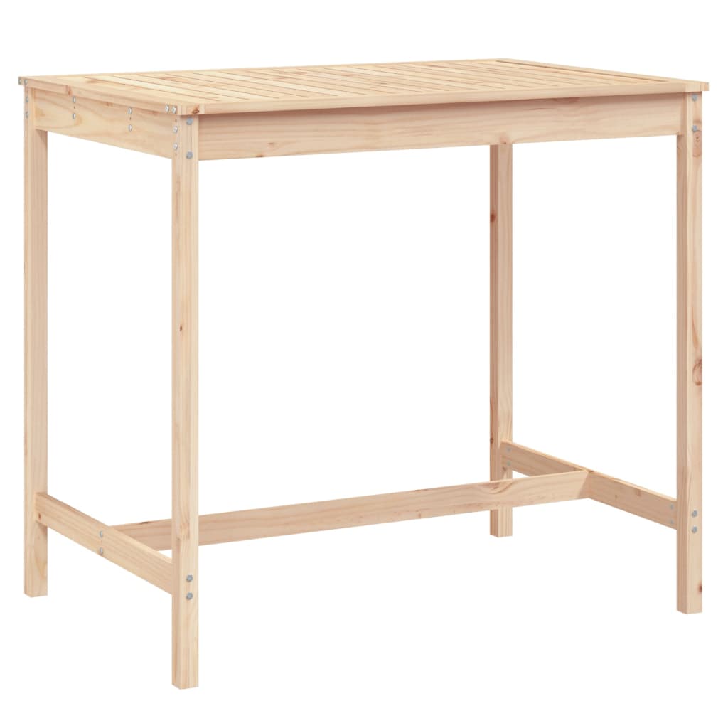 Garden Table Solid Wood Pine