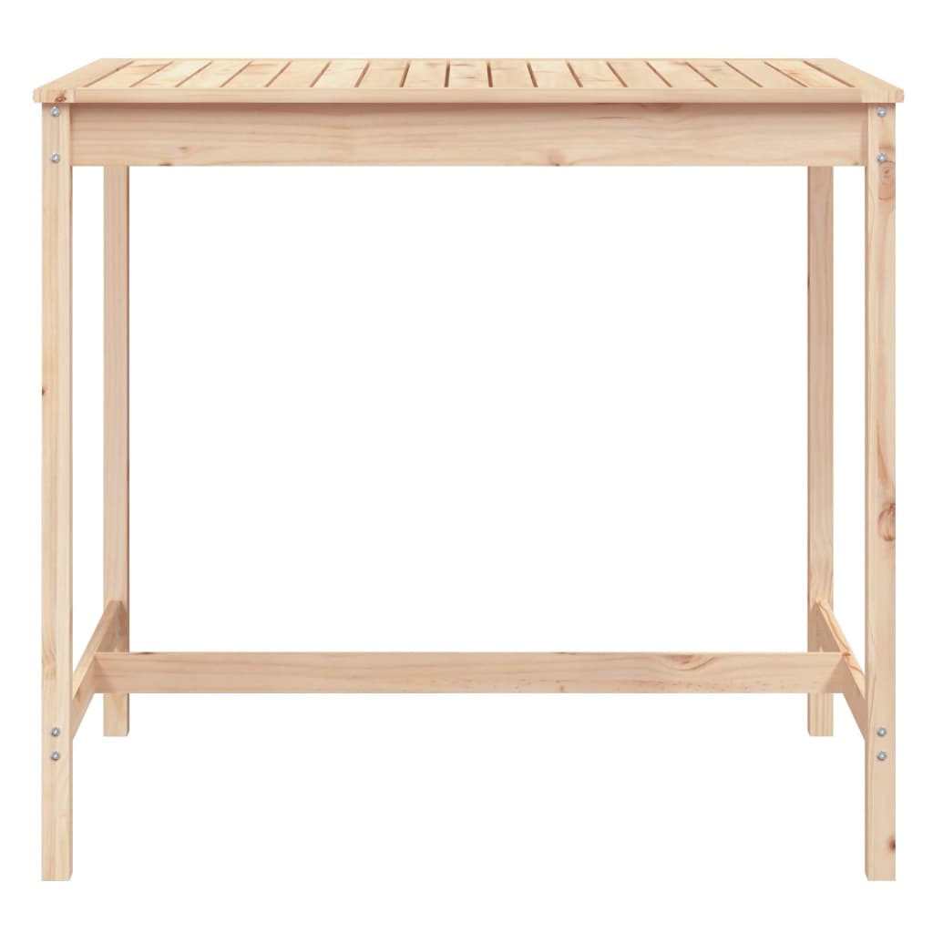 Garden Table Solid Wood Pine