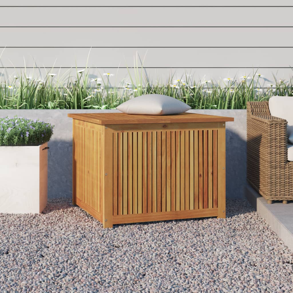Garden Storage Box Solid Wood Acacia