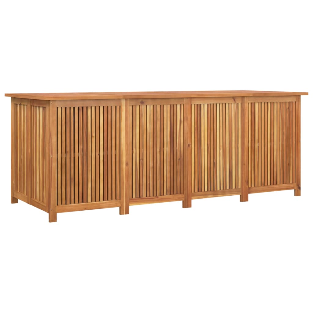 Garden Storage Box Solid Wood Acacia