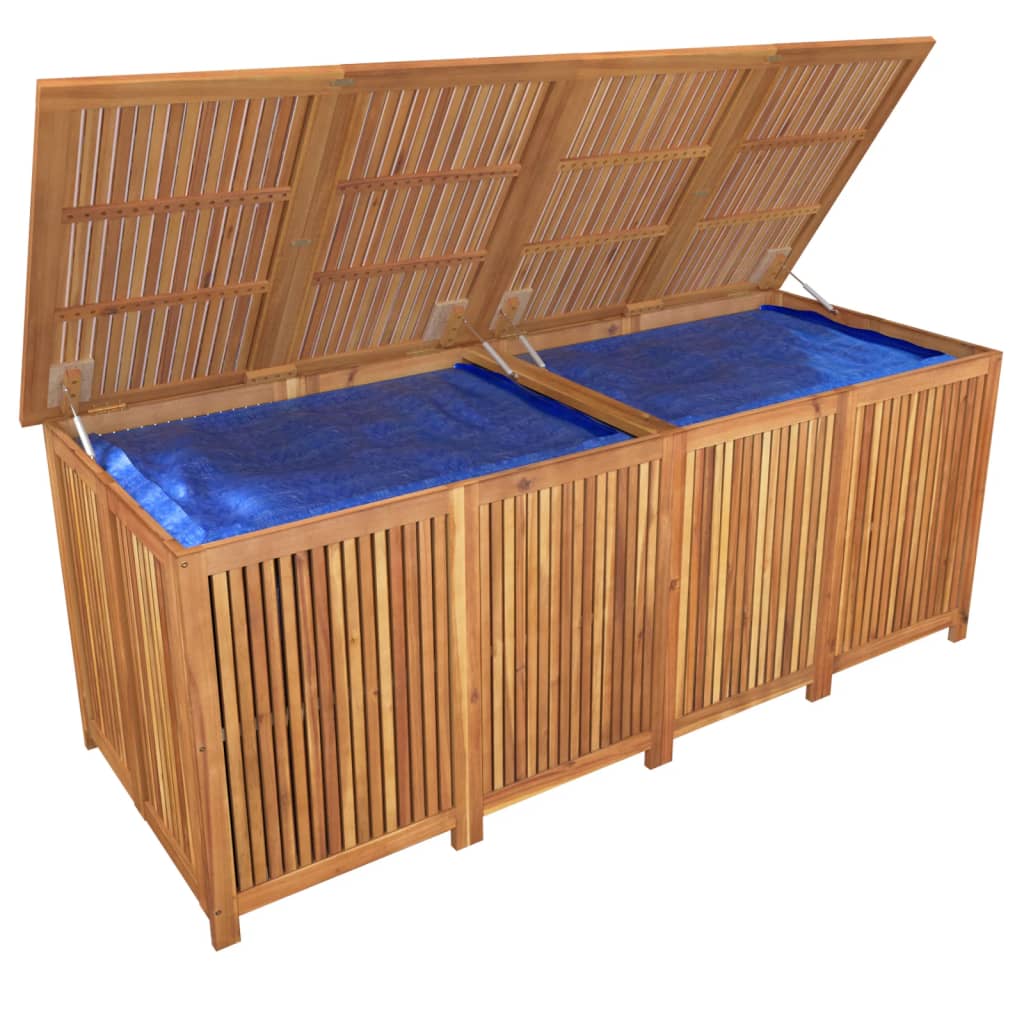 Garden Storage Box Solid Wood Acacia