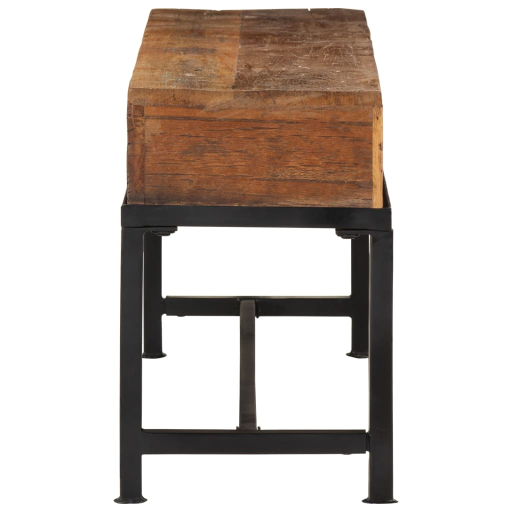 Tv Cabinet 110X30X46 Cm Solid Wood Reclaimed