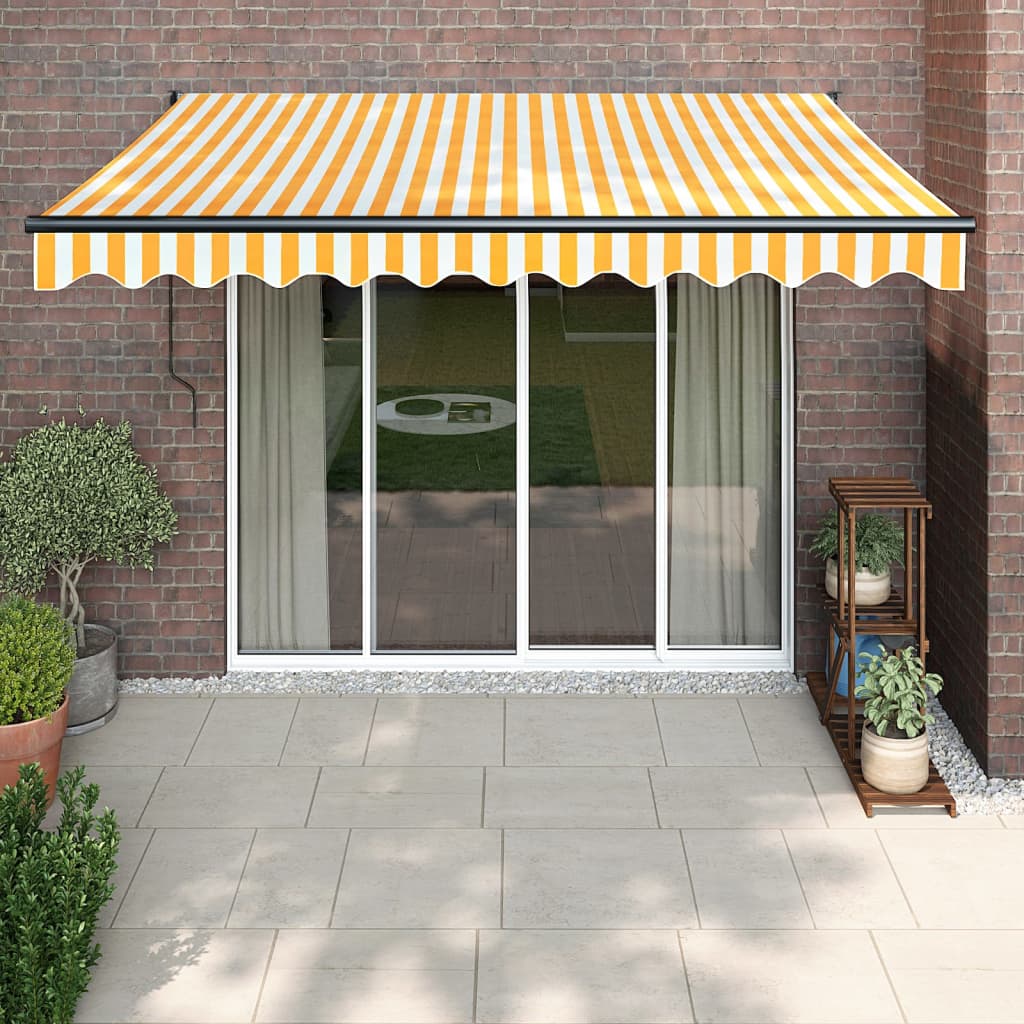 Retractable Awning Fabric And Aluminium