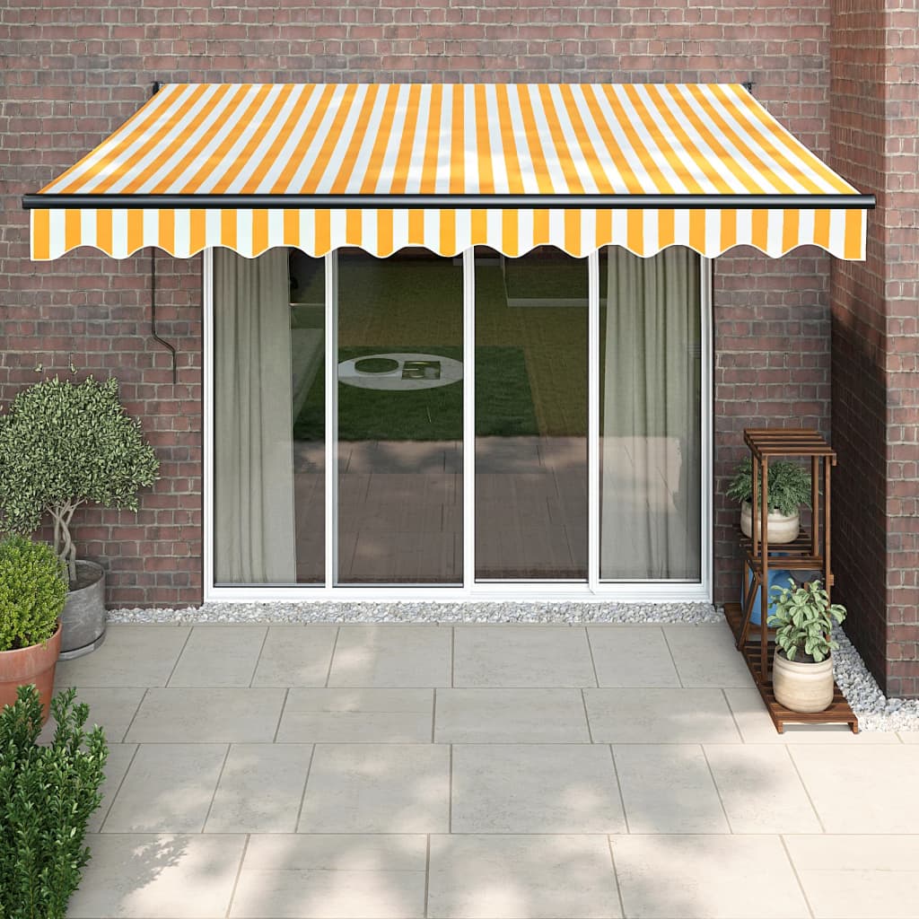 Retractable Awning Fabric And Aluminium