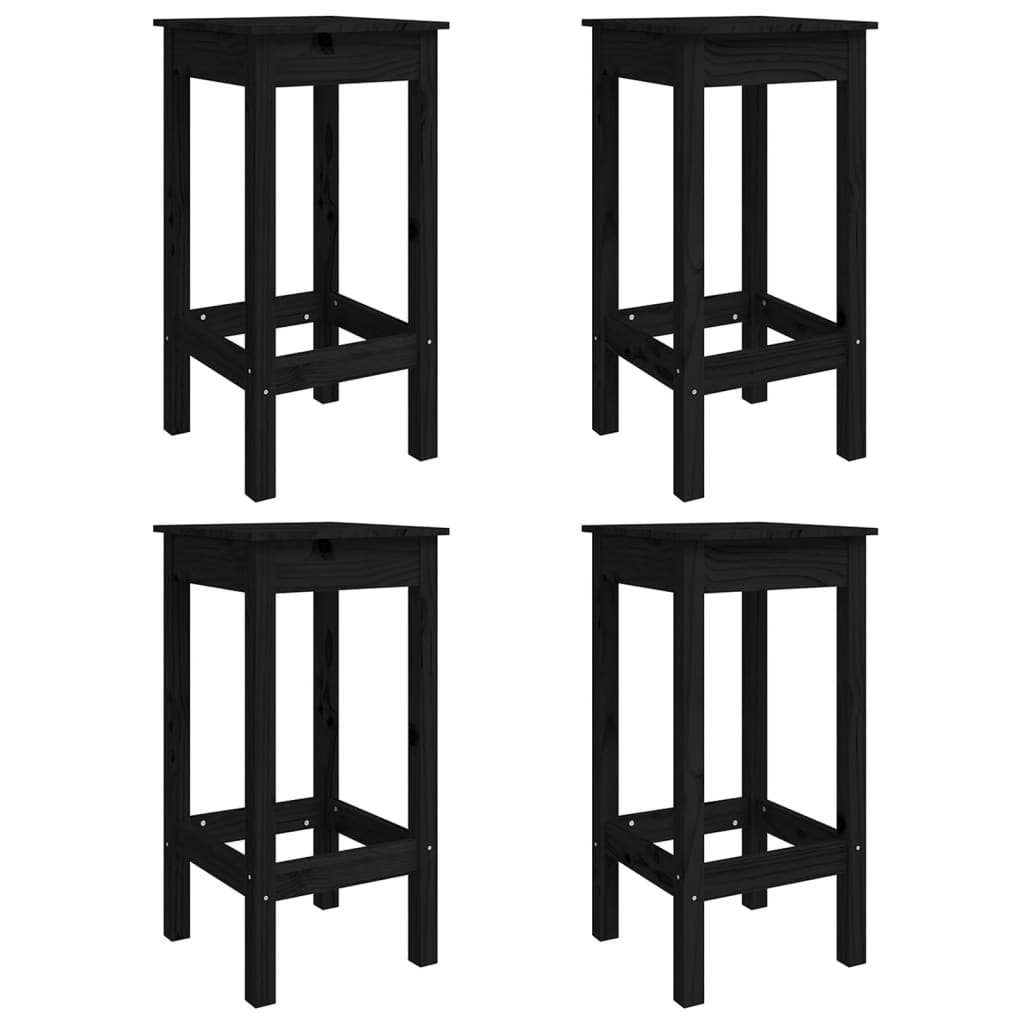 5 Piece Garden Bar Set Solid Wood Pine