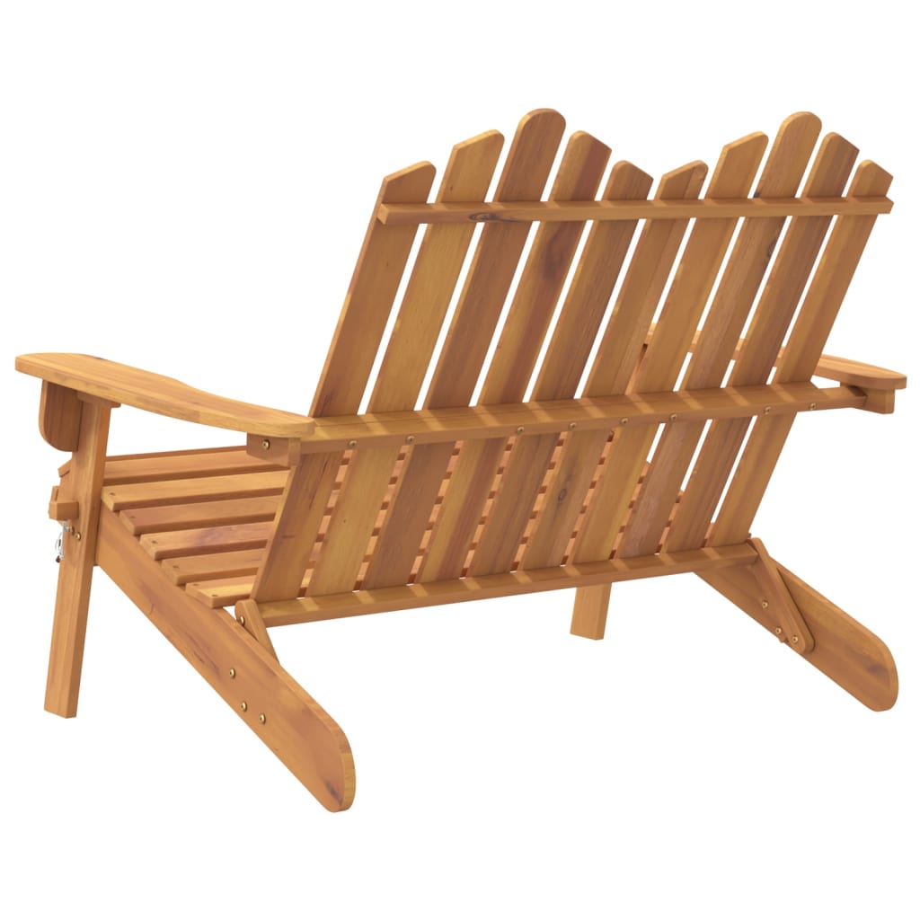Adirondack Garden Bench 126 Cm Solid Wood Acacia