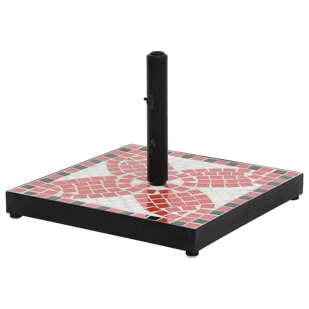 Parasol Base Terracotta And White 12 Kg