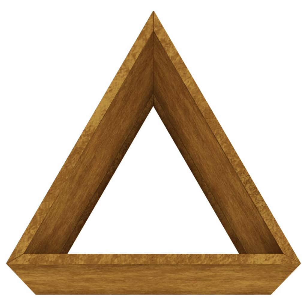 Garden Planter 30X26X75 Cm Corten Steel