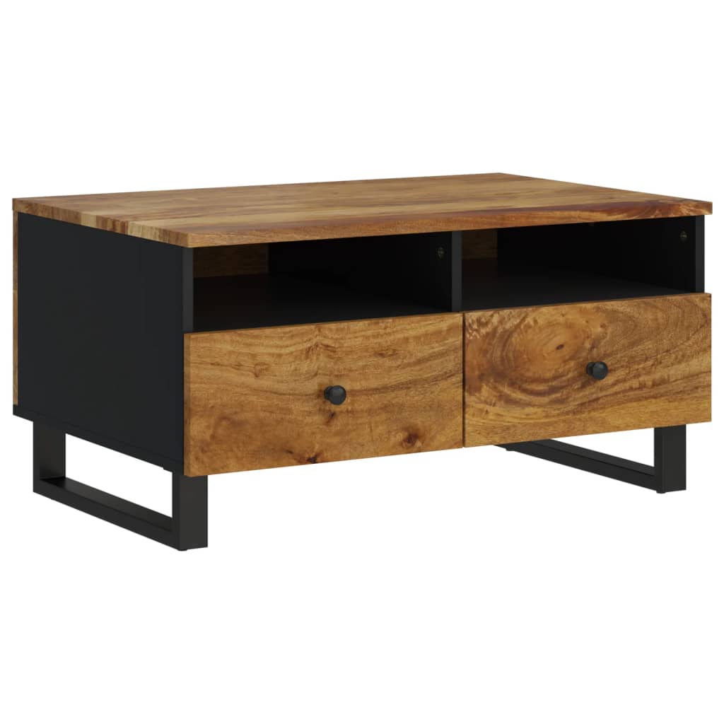 Coffee Table 80X54X40 Cm Solid Wood Mango&Engineered Wood