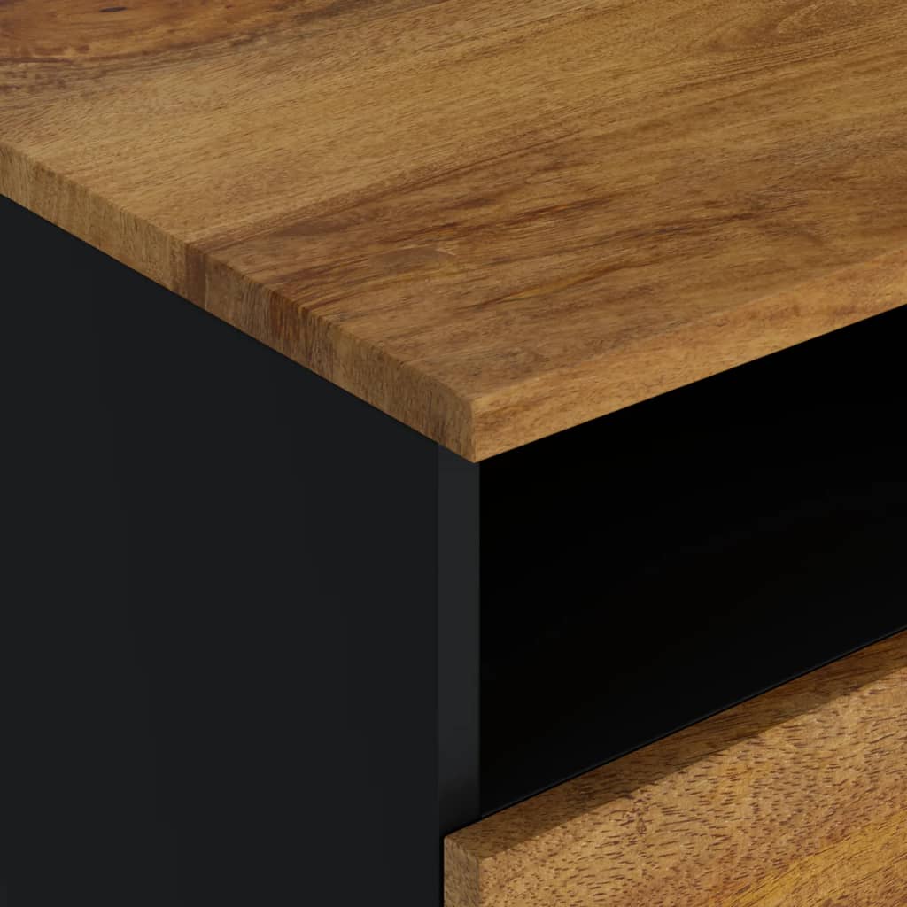 Coffee Table 80X54X40 Cm Solid Wood Mango&Engineered Wood