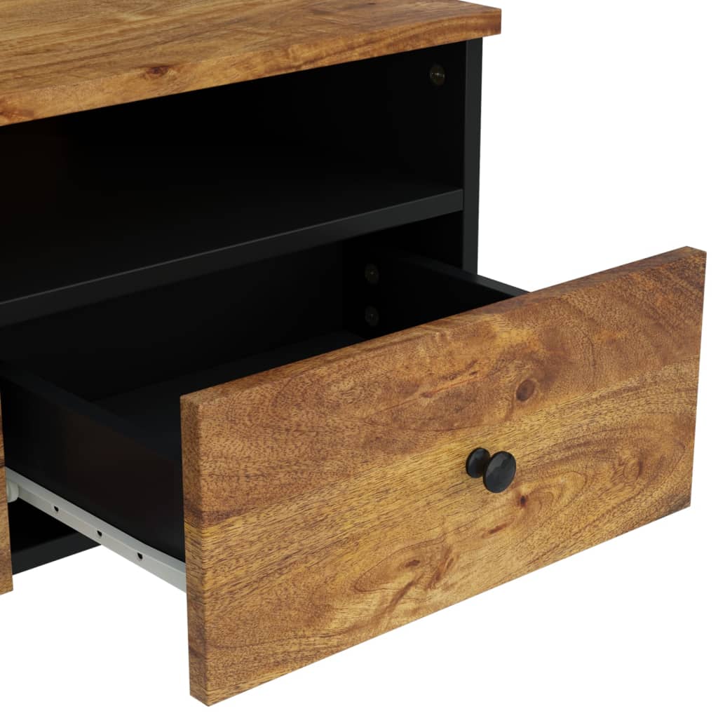 Coffee Table 80X54X40 Cm Solid Wood Mango&Engineered Wood