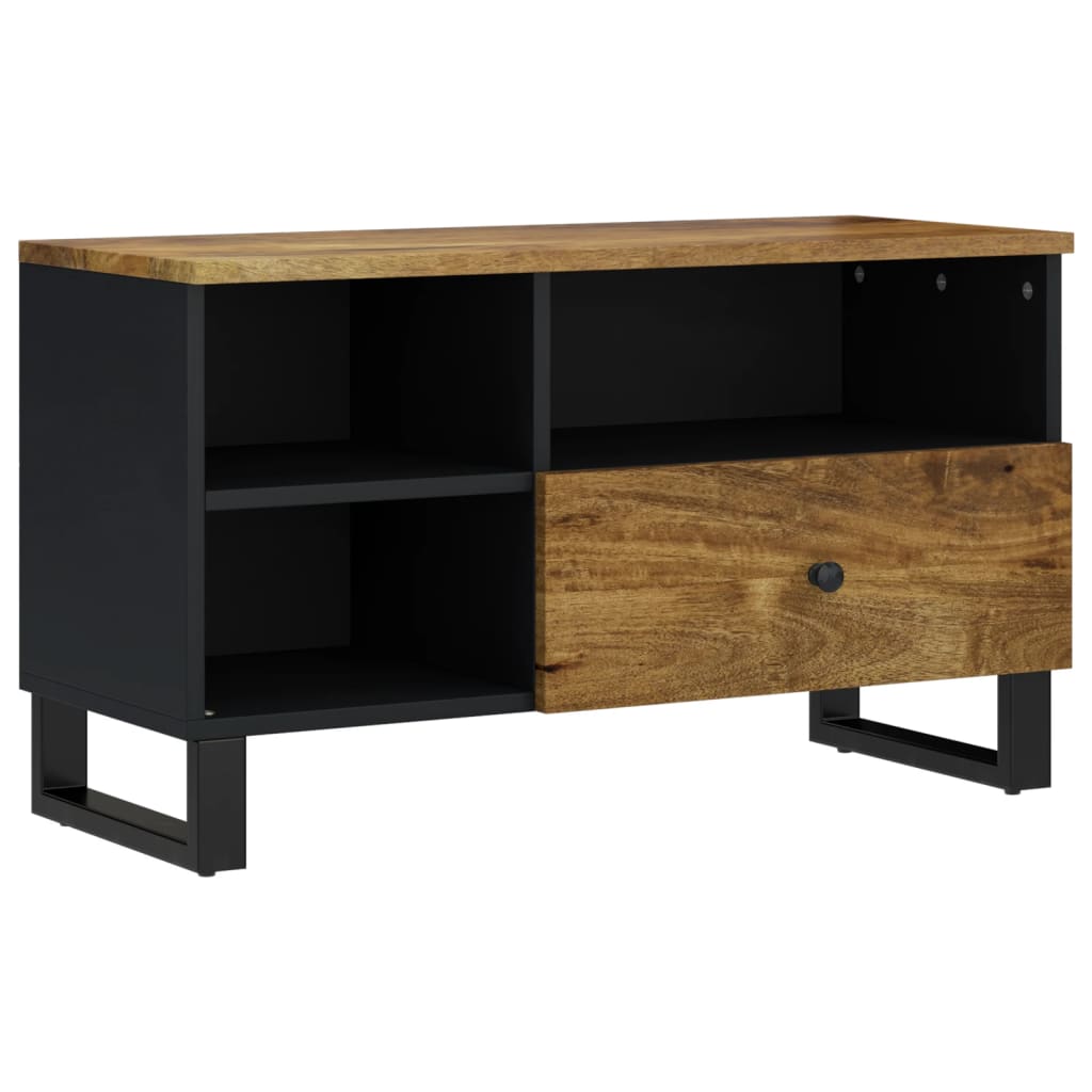 Tv Cabinet 80X33X46 Cm Solid Wood Mango&Engineered Wood
