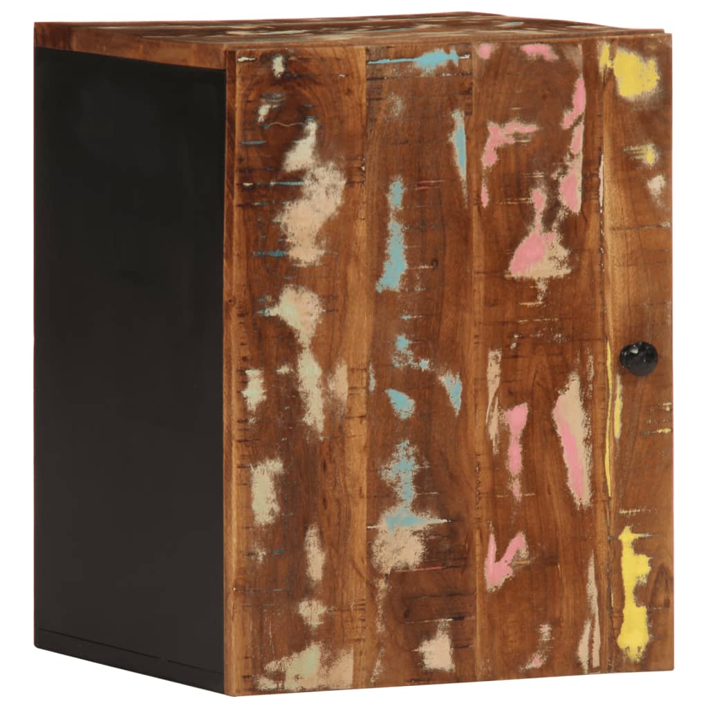 Bathroom Wall Cabinet 38X33X48 Cm Solid Wood Mango
