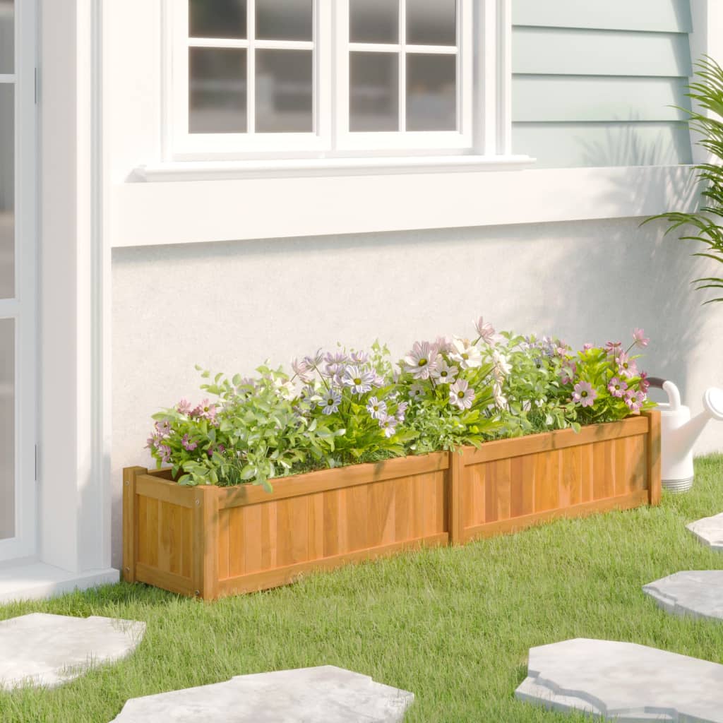 Raised Bed Solid Teak Wood